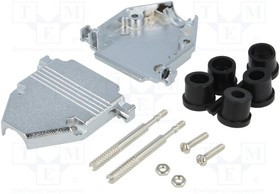 CCOV25-MEL-RG, Корпус: для разъемов D-Sub, D-Sub 25pin, D-Sub HD 44pin, прямой