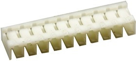 10P-SJN, SJN Male Connector Housing, 2mm Pitch, 10 Way, 1 Row Side Entry