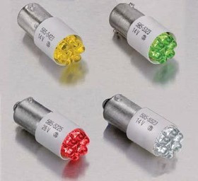 585-5356F, LED BULB, MINI BAYONET/BA9S, GREEN