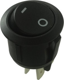 R13-244A-02-BB-3A, Клавишный переключатель, Вкл.-Выкл., DPST, Без Подсветки, Панель, Черный, Серия R13 R13-244A-02-BB-3A, Клавишный переключатель, Вкл.-Выкл., DPST, Без Подсветки, Панель, Черный, Серия R13