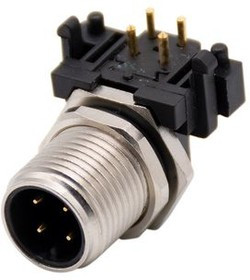 RKC 5/9, Circular Connector, M12, Socket, Straight, Poles - 5, Screw Terminal, Cable Mount