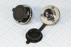 Штекер микрофонный MIC20\ 2P\пан/флан\М19\ зуглушка\XS20JK2P-M; №14512 штек мик MIC20\ 2P\пан/флан\М19\ зуглушка\XS20JK2P-M