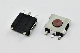 Тактовая кнопка, 6.2x 6.2x 2.5, алгоритм работы NO, TD-07XB