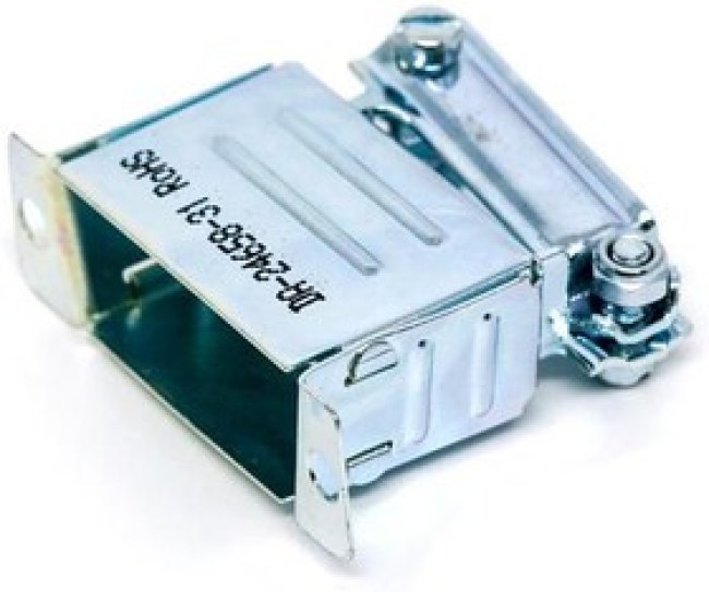 DA-24658-31, Корпус D Sub, корпус соединителя, Серия DA, DA, 180°, Корпус из Стали