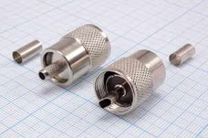 Штекер UHF на кабель RG58, обжимной; №961 шт UHF\RG58\\обж\ Штекер UHF на кабель RG58, обжимной; №961 шт UHF\RG58\\обж\