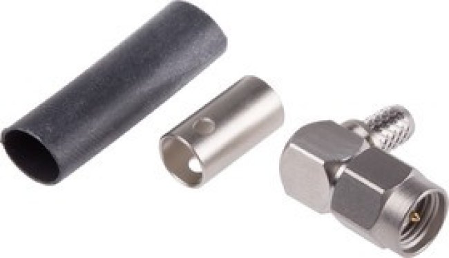 R125176001, RF Connectors / Coaxial Connectors SMA / RIGHT ANGLE PLUG CRIMP TYPE CABLE 5/50 D R125176001, RF Connectors / Coaxial Connectors SMA / RIGHT ANGLE PLUG CRIMP TYPE CABLE 5/50 D