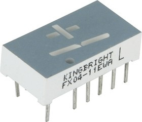 FX04-11EWA, Индикатор красный, унив., 9000мкКд 10.16мм +/- 1