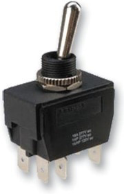 MCR13-448S-1-05, SWITCH, TOGGLE, DPST, 16A, 250VAC MCR13-448S-1-05, SWITCH, TOGGLE, DPST, 16A, 250VAC