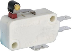 V19T16-EZ400A05, Микропереключатель, Стандартный, Роликовый Рычаг, SPDT, Быстрое Соединение, 16 А