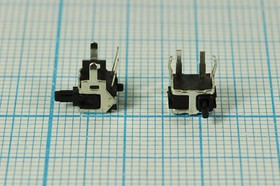 Микропереключатель 30В/0.1А, концевой включатель OFF-(ON); №9239 ПКонц 6,3x 3,7x 8,5\ 30\ 0,1\(SPST)-NO\\H9,5\\лев