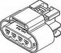 15326632, Automotive Connectors CON GT280 4W FEM ASY