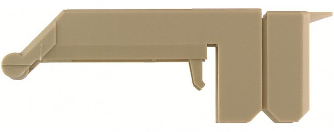 1064660000, WFF Series Beige DIN Rail Terminal Block, Bolt Termination