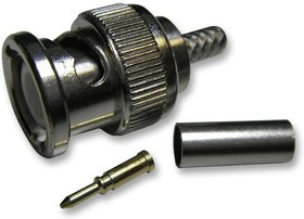 PSG01905, Разъем РЧ / Коаксиальный, BNC Коаксиальный, Прямой Штекер, 50 Ом