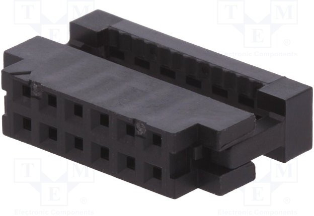 89361-112LF, Вилка; IDC; "мама"; PIN: 12; без зажима шлейфа; IDC; на шлейф; 1мм