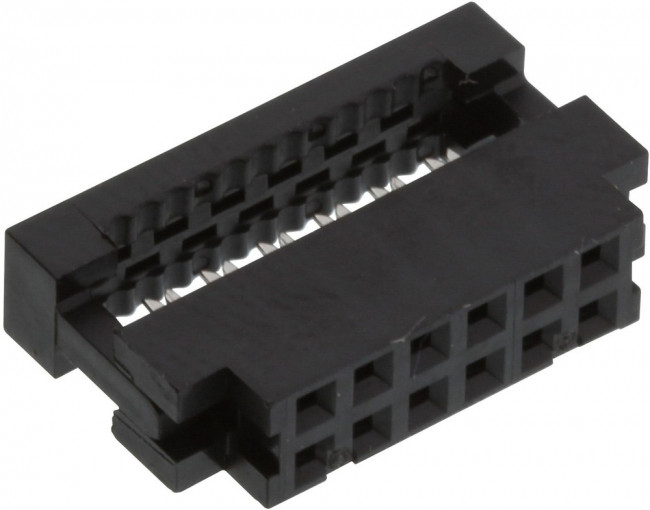 89361-112LF, Вилка; IDC; "мама"; PIN: 12; без зажима шлейфа; IDC; на шлейф; 1мм
