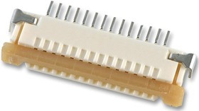 MX-52207-2033, Разъем: FFC (FPC), горизонтальный, PIN: 20, SMT, 125В, 1А, луженые MX-52207-2033, Разъем: FFC (FPC), горизонтальный, PIN: 20, SMT, 125В, 1А, луженые