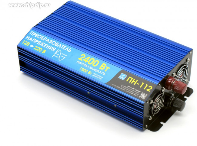 Преобразов. напряжения Вымпел ПН-112 (12-220В, чистый синус, 2400 Вт) Преобразов. напряжения Вымпел ПН-112 (12-220В, чистый синус, 2400 Вт)