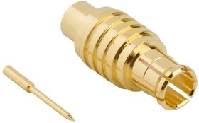 252107-75, RF Connectors / Coaxial Connectors MCX STRAIGHT PLUG .085 GOLD 75 OHM