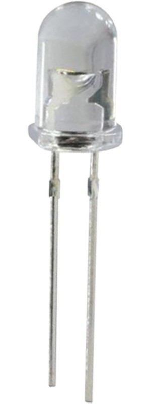 FYL-5013UGC1C, Светодиод 5мм/зеленый/574нм/ 700мкд/прозрачный/20°