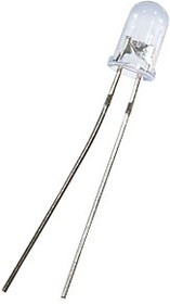 FYL-5013UGC1C, Светодиод 5мм/зеленый/574нм/ 700мкд/прозрачный/20°