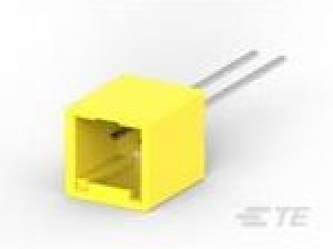 2-2232546-4, Conn Shrouded Header (4 Sides) HDR 2Power POS 2.5mm Solder ST Thru-Hole Carton