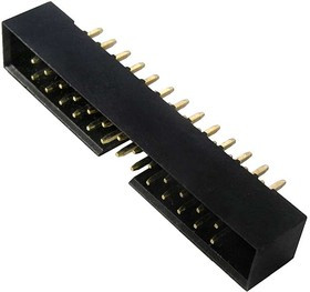 BH2-26(IDC2-26MS)pitch 2.00 mm, Разъём IDC BH2-26, вилка прямая, шаг 2 мм