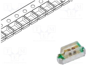 KPBA-2006SURKSYKC, LED; SMD; red/yellow; 40?100mcd,60?240mcd; 2x0.6x1.05mm; 140° KPBA-2006SURKSYKC, LED; SMD; red/yellow; 40?100mcd,60?240mcd; 2x0.6x1.05mm; 140°