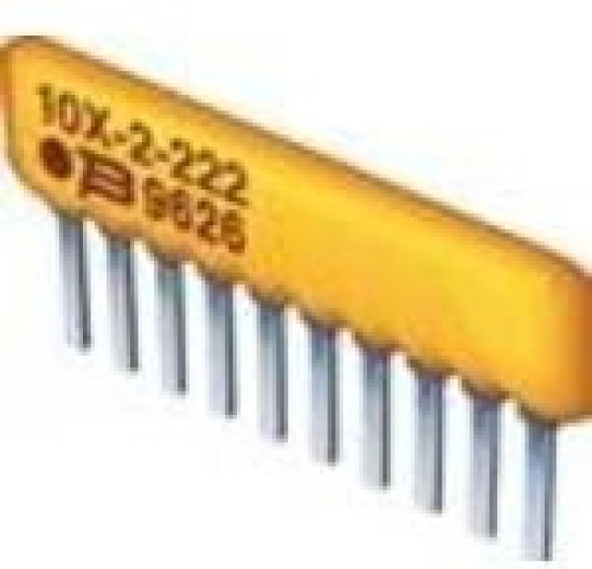 4608X-102-681LF, Res Thick Film NET 680 Ohm 2% 1W ±100ppm/°C ISOL Conformal Coated 8-Pin SIP Pin Thr 4608X-102-681LF, Res Thick Film NET 680 Ohm 2% 1W ±100ppm/°C ISOL Conformal Coated 8-Pin SIP Pin Thr