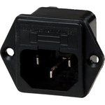 AS-230UL (AC-3FL), Евровилка сетевая без предохранителя на кабель