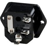 AS-230UL (AC-3FL), Евровилка сетевая без предохранителя на кабель