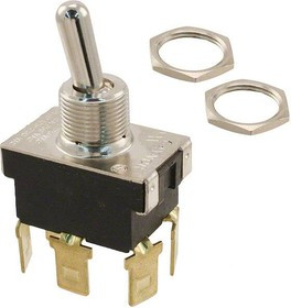 9201C, Toggle Switches Full Size Power Toggle Switch 20A - 125VAC 3/4HP DPDT ON-NONE-ON, .250" QC, Slow Make/Slow Break Butt Contacts, UL & 9201C, Toggle Switches Full Size Power Toggle Switch 20A - 125VAC 3/4HP DPDT ON-NONE-ON, .250" QC, Slow Make/Slow Break Butt Contacts, UL &