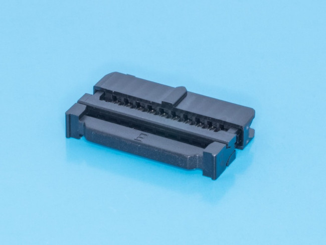 IDC2-20, Разъем IDC 2х10 гнездо на плоский кабель, шаг 2мм
