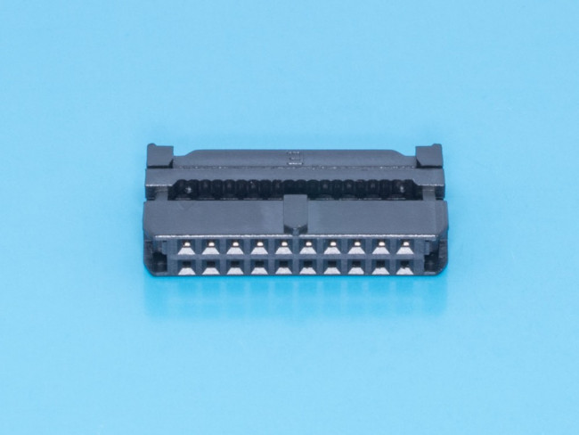 IDC2-20, Разъем IDC 2х10 гнездо на плоский кабель, шаг 2мм