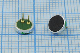 Микрофон электретный всенаправленный со средней Чувствительностью размерами 6x1.3мм; № 3907В микэ 6,