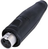 RT3FC-B-W, Гнездо XLR-mini на кабель прямое 3pin влагозащищенный