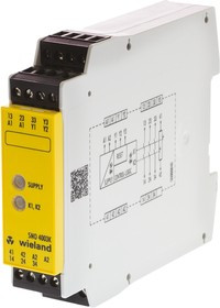 R1.188.0500.1, Dual-Channel Safety Switch/Interlock Safety Relay, 24V ac/dc, 3 Safety Contacts R1.188.0500.1, Dual-Channel Safety Switch/Interlock Safety Relay, 24V ac/dc, 3 Safety Contacts