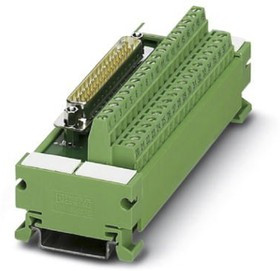 2962780, 15-Contact Male Interface Module, D-sub Connector, DIN Rail Mount, 2.5A