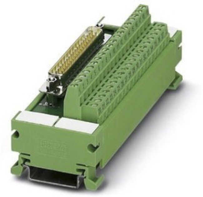 2962780, 15-Contact Male Interface Module, D-sub Connector, DIN Rail Mount, 2.5A