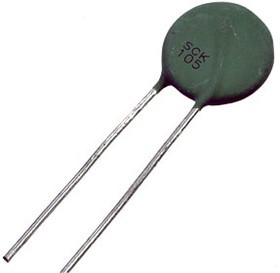 SCK15105MS, SCK-105 NTC термистор 10Ом, 5А, 20% d15мм