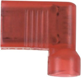 DNFR18-206FIB-M, FEMALE DISCONNECT, RIGHT ANGLE, NYLON FULLY INSULATED, 22 - 18 AWG, .187/.205 X.020 TAB SIZE, FUNNEL ENTRY 07AH2198