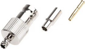 B6121E1-ND3G-5-50, Разъем РЧ / Коаксиальный, BNC Коаксиальный, Прямое Гнездо, Обжимной, 50 Ом B6121E1-ND3G-5-50, Разъем РЧ / Коаксиальный, BNC Коаксиальный, Прямое Гнездо, Обжимной, 50 Ом