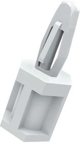 100206400002, Стойка на плату, с фиксацией, под винт, нейлон 6.6, 15.4мм высота, упаковка из 40