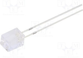 OSO5PA7NE1B-12V, LED; rectangular; 5x5x7mm; orange; 500?750mcd; 140°; Front: flat OSO5PA7NE1B-12V, LED; rectangular; 5x5x7mm; orange; 500?750mcd; 140°; Front: flat