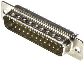 09672255615, Разъем D Sub, DB25, Standard, Штекер, 25 контакт(-ов), DB, Solder Cup