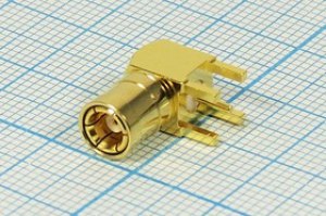 Штекер SMB на плату, угловой, позолоченный; №9125 шт SMB\\плат\\угл 4C1P позолоченный Штекер SMB на плату, угловой, позолоченный; №9125 шт SMB\\плат\\угл 4C1P позолоченный