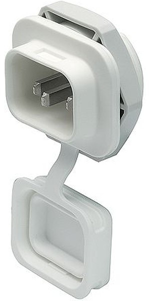 4312.0009, AC Power Entry Modules APPL INLET 10A SOLDER WHITE