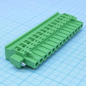 2EDGKAM-5.08- 14P-14-00A(H), Разъемный клеммный блок, 14 контактов. Серия 2EDGKAM-5.08