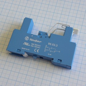 95.83.3SMA (95833SMA), Розетка с винтовыми клеммами (с зажимной клетью) для реле 40.31; применяются