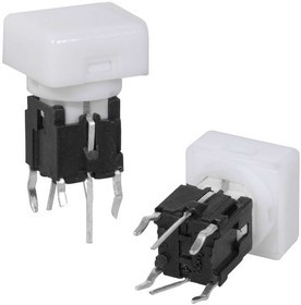 TS5-3WR-11S LED, Миниатюрная кнопка TS5-3WR-11S, с LED-подсветкой