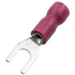 НВИ 1.5-3, Наконечник вилочный изолированный красный 0.25-1.5 мм²